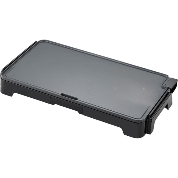 22 Inch XL Electric Griddle Pan - Nonstick Extra Large Flat Top Ceramic Surface, Countertop Cooker, Adjustable 200F400F, Pull-Out Drip Tray, Compact Handle-Free Design
