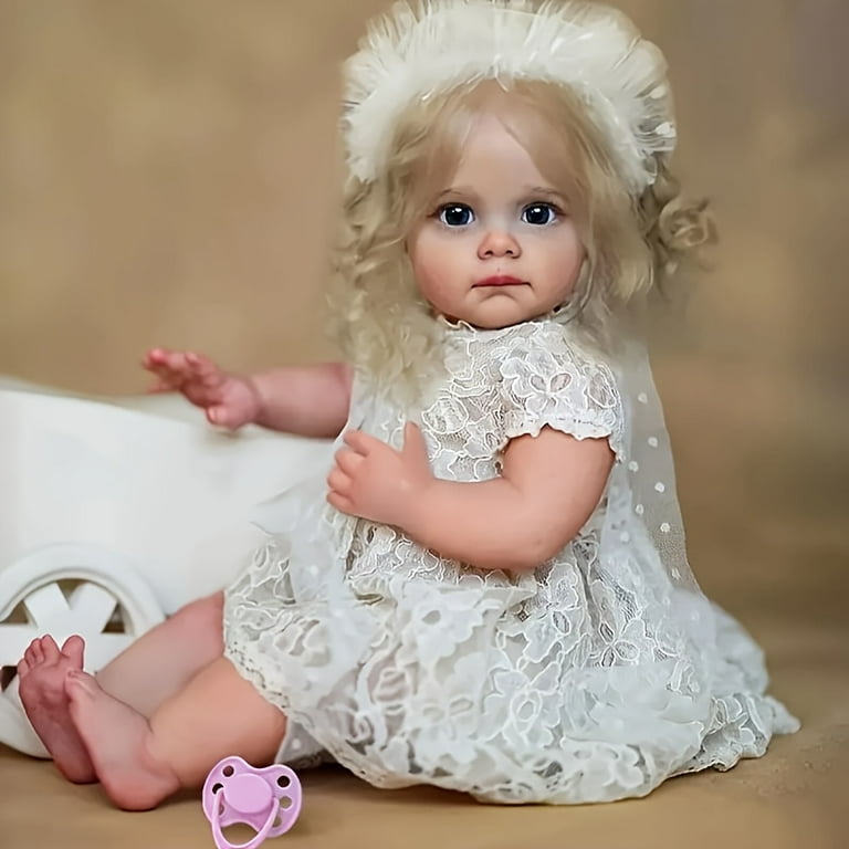 22 Inch lifelike Reborn Doll ，Ultra Realistic with Soft Touch