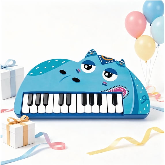 22 Key Kids Electronic Organ Toy,Toddler Early Education Musical Piano Keyboard,Safe Beginner Music Learning Instrument Toy for Baby Boys Girls Ages 1-6,Ideal Christmas Birthday Gift