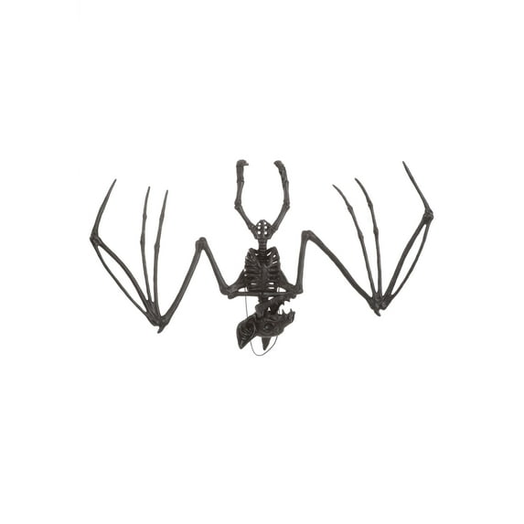22" Medium Black Bat Skeleton