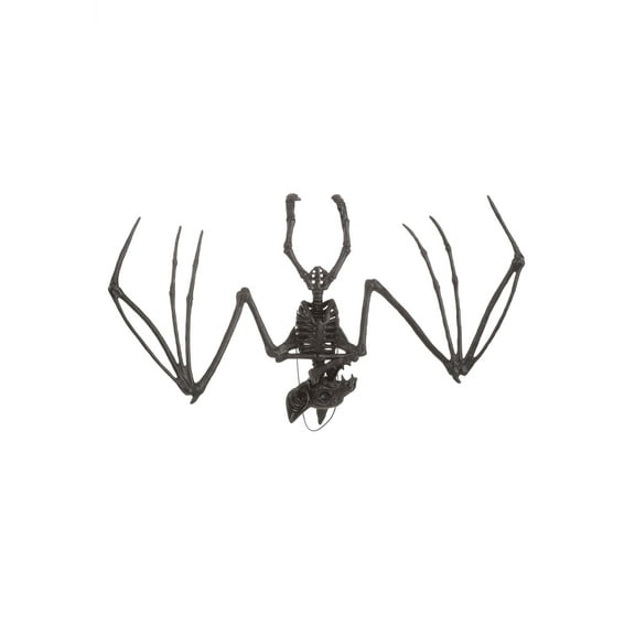 22" Medium Black Bat Skeleton