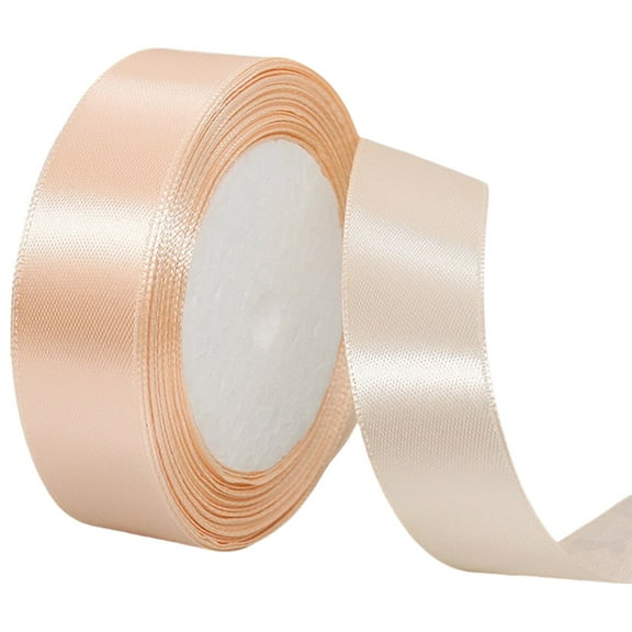 22 Meter Roll Of 4cm Wide Satin Ribbon For Wedding Bouquet Wrapping Bow Making And Home Decor High Quality Fabric For Craft Projects (B)