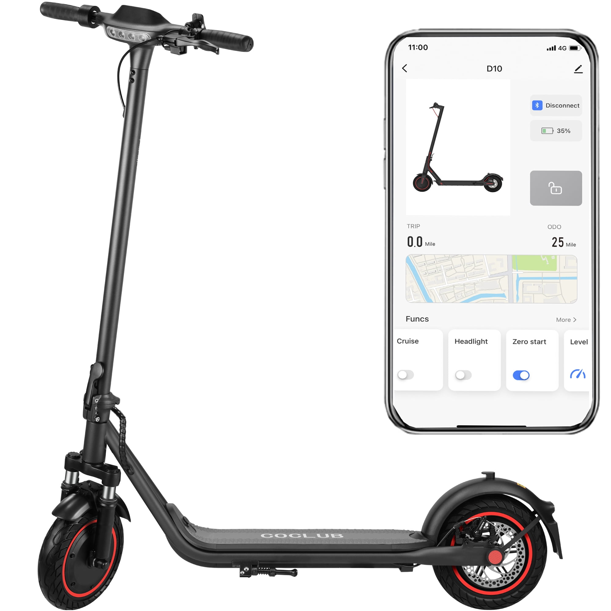 myBESTscooter - Alfombrilla de goma para scooter eléctrico Xiaomi