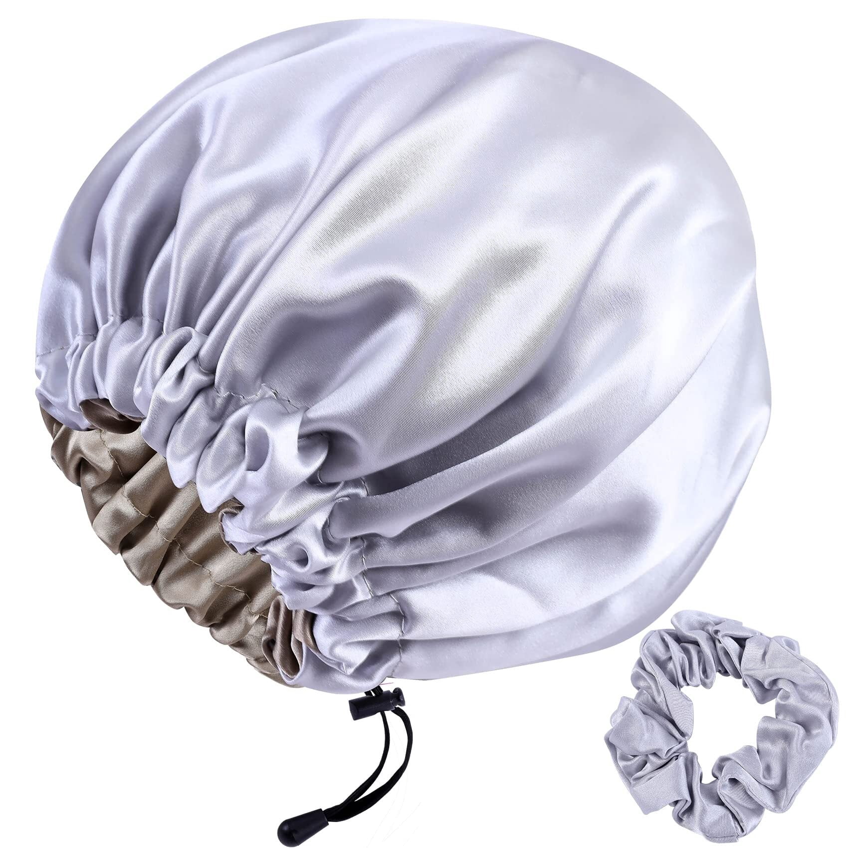 22 Momme 100% Mulberry Silk Bonnet Hair Wrap for Sleeping 