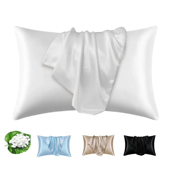 22 Momme 100% Mulberry Silk Pillow Case Real Silk Protect Hair and Skin Pillowcase,1 Pack