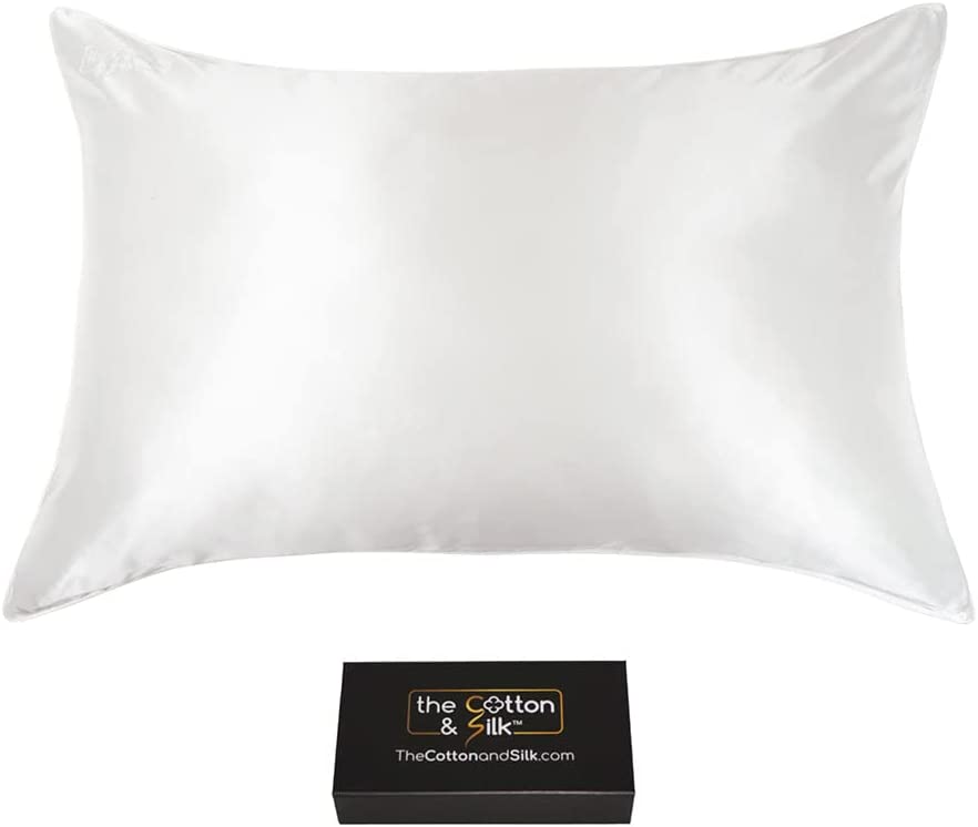 22 Momme Mulberry Silk Pillowcase, Good for Hair and Skin, from Luxury