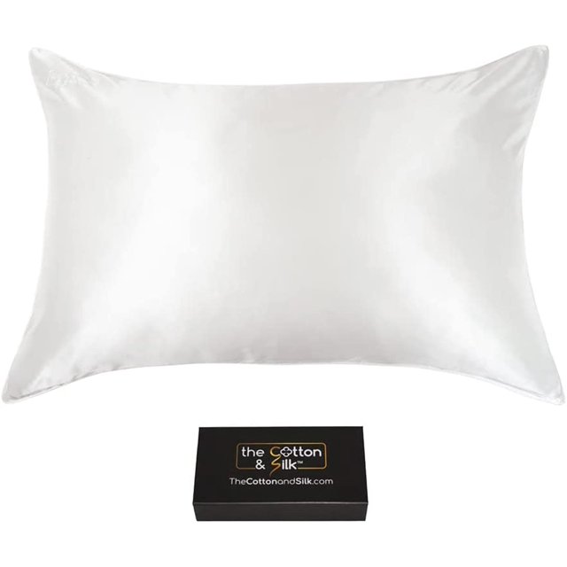 22 Momme Mulberry Silk Pillowcase, Good for Hair and Skin, from Luxury
