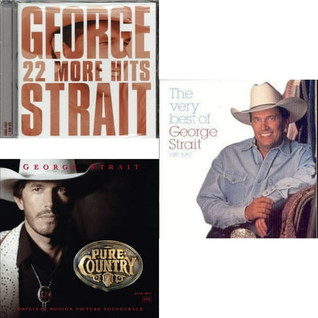 22 More Hits & Pure Country & Very Best Of George Strait 1981 - 1987 [CD Bundle]