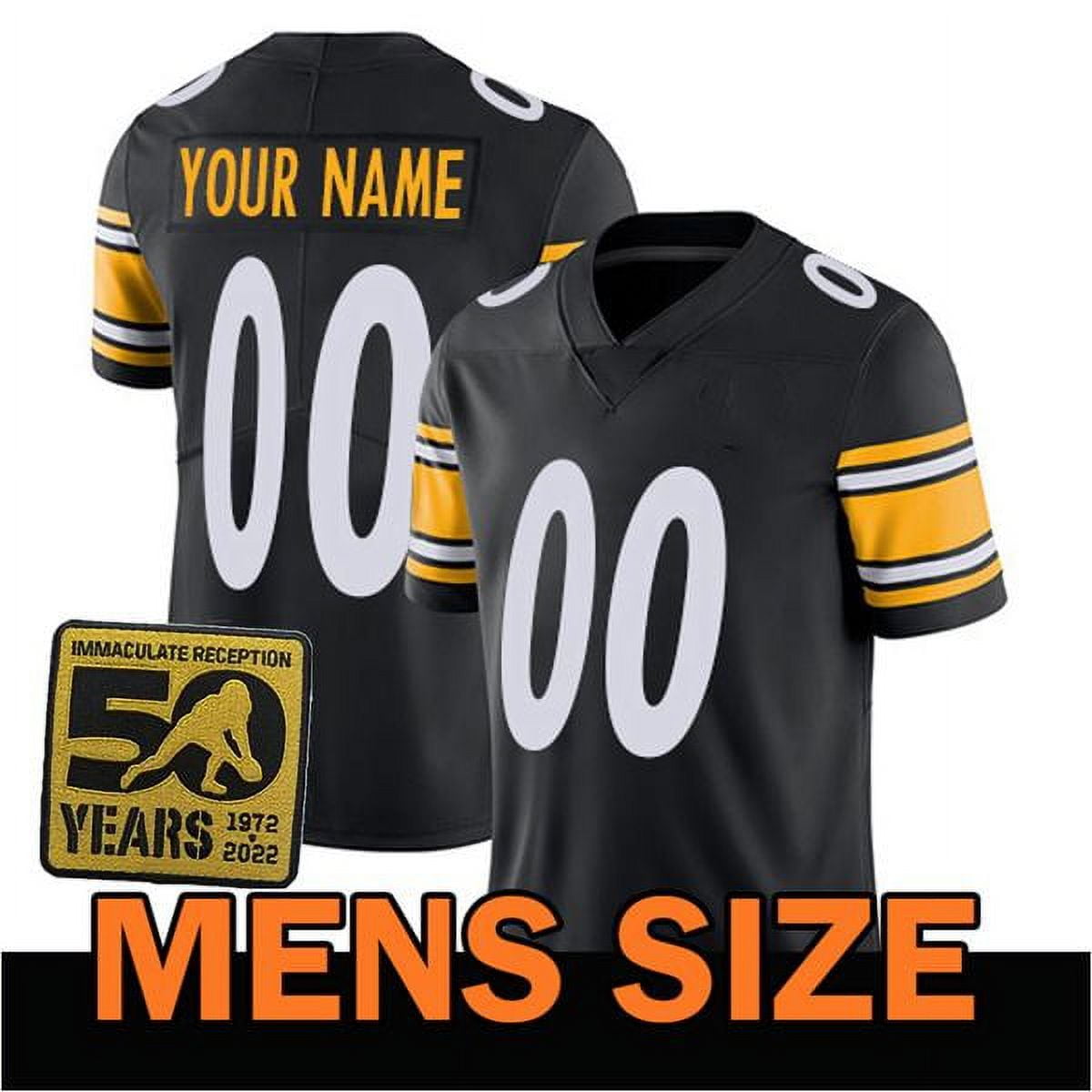 22 Najee Harris 8 Kenny Pickett 90 T.J. Watt Football Jersey