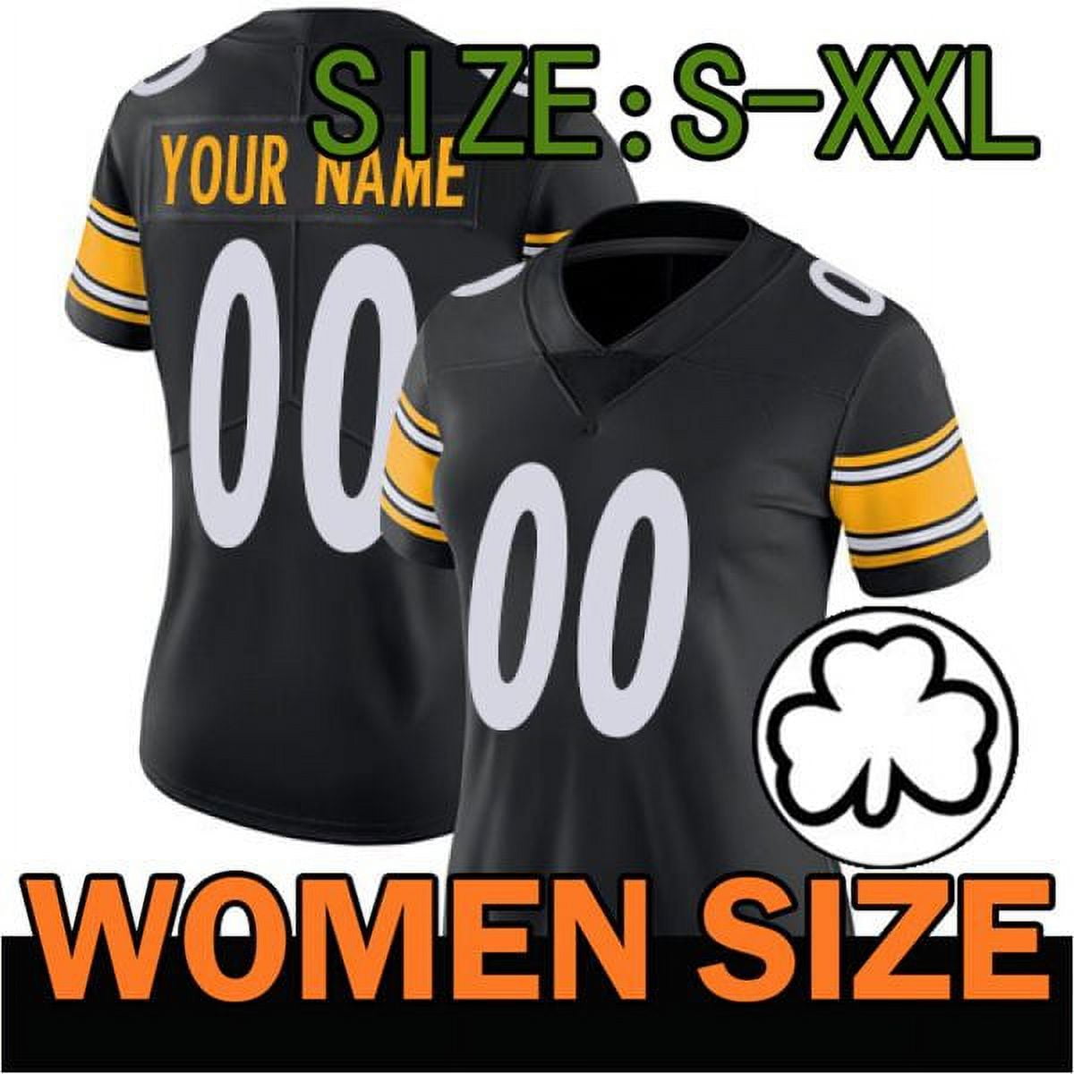 22 Najee Harris 8 Kenny Pickett 90 T.J. Watt Football Jersey