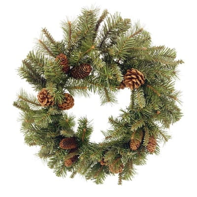22" Noble Pine Wreath by Ashland - Holiday and Christmas Floral for Crafts and Home Decor