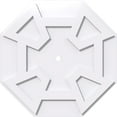 thumbnail image 1 of 22"OD x 1"ID x 7 1/2"C x 1"P Logan Architectural Grade PVC Contemporary Ceiling Medallion, 1 of 11