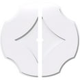 thumbnail image 1 of 22"OD x 1"ID x 7 1/2"C x 1"P Percival Architectural Grade PVC Contemporary Ceiling Medallion, Two Piece, 1 of 4