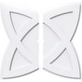 thumbnail image 1 of 22"OD x 1"ID x 8 1/4"C x 1"P Cosmo Architectural Grade PVC Contemporary Ceiling Medallion, Two Piece, 1 of 11