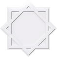 thumbnail image 1 of 22"OD x 12 1/4"C x 1"P Axel Architectural Grade PVC Contemporary Ceiling Medallion, 1 of 11