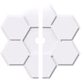 thumbnail image 1 of 22"OD x 2"ID x 7 1/2"C x 1"P Daisy Architectural Grade PVC Contemporary Ceiling Medallion, Two Piece, 1 of 11