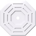 thumbnail image 1 of 22"OD x 2"ID x 8 3/4"C x 1"P Westin Architectural Grade PVC Contemporary Ceiling Medallion, 1 of 11