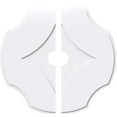 thumbnail image 1 of 22"OD x 3"ID x 7 1/2"C x 1"P Percival Architectural Grade PVC Contemporary Ceiling Medallion, Two Piece, 1 of 11