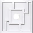 thumbnail image 1 of 22"OD x 4"ID x 7 1/2"C x 1"P Knox Architectural Grade PVC Contemporary Ceiling Medallion, 1 of 11