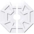 thumbnail image 1 of 22"OD x 4"ID x 7 1/2"C x 1"P Logan Architectural Grade PVC Contemporary Ceiling Medallion, Two Piece, 1 of 11