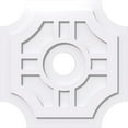 thumbnail image 1 of 22"OD x 4"ID x 7 1/4"C x 1"P Haus Architectural Grade PVC Contemporary Ceiling Medallion, 1 of 11