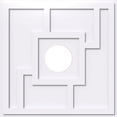 thumbnail image 1 of 22"OD x 5"ID x 7 1/2"C x 1"P Knox Architectural Grade PVC Contemporary Ceiling Medallion, 1 of 11