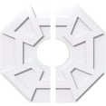 thumbnail image 1 of 22"OD x 6"ID x 7 1/2"C x 1"P Logan Architectural Grade PVC Contemporary Ceiling Medallion, Two Piece, 1 of 11