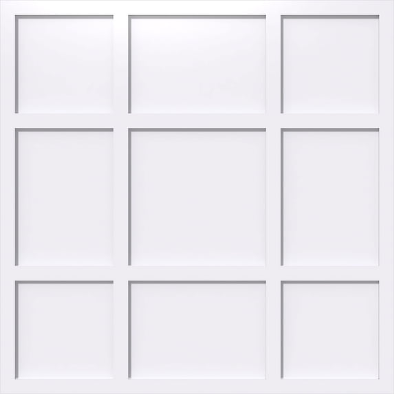 22"OD x 7 1/2"C x 1"P Rubik Architectural Grade PVC Contemporary Ceiling Medallion