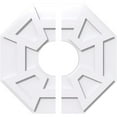 thumbnail image 1 of 22"OD x 7"ID x 7 1/2"C x 1"P Logan Architectural Grade PVC Contemporary Ceiling Medallion, Two Piece, 1 of 11