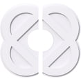 thumbnail image 1 of 22"OD x 7"ID x 8 3/4"C x 1"P Charlotte Architectural Grade PVC Contemporary Ceiling Medallion, Two Piece, 1 of 11