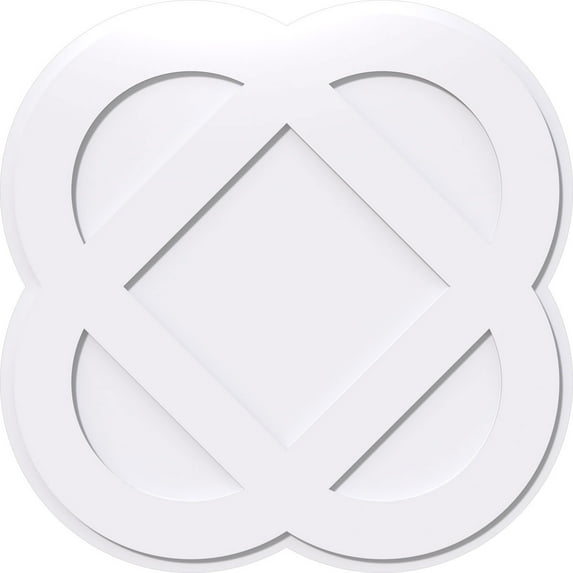 22"OD x 8 3/4"C x 1"P Charlotte Architectural Grade PVC Contemporary Ceiling Medallion