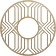 thumbnail image 1 of 22"OD x 8"ID x 1/4"T Empire Wood Fretwork Pierced Ceiling Medallion, Birch, 1 of 3