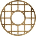 thumbnail image 1 of 22"OD x 8"ID x 3/4"P O'Neal Architectural Grade PVC Pierced Ceiling Medallion, Antiqued Bronze, 1 of 10