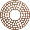 thumbnail image 1 of 22"OD x 8"ID x 3/8"T Fink Wood Fretwork Pierced Ceiling Medallion, Walnut, 1 of 3