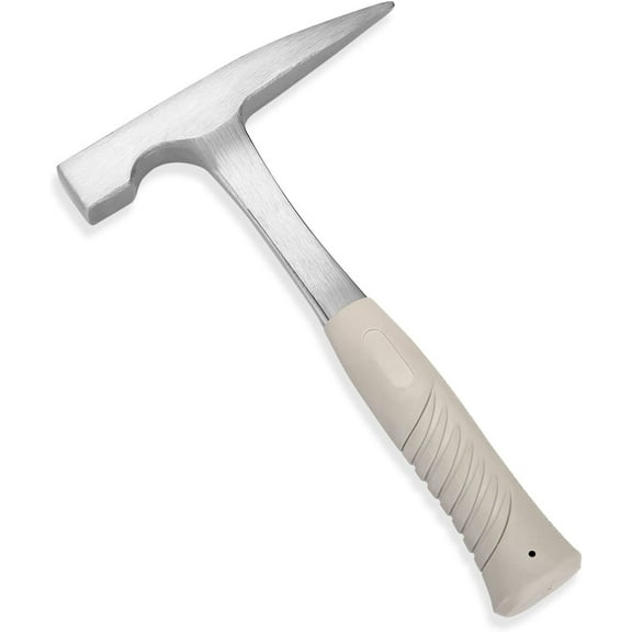22-Ounce All Steel Rock Pick Hammer with Pointed Tip, 11-Inch Overall Length | Essential for Geological Study, Rock Hounding, Prospecting, Mining, Fossil Dig, Masonry Related and Much More
