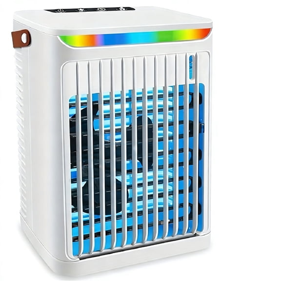 22 Oz. Personal Portable Mini Air Cooler with 5 Wind Speeds, 2 Cool Mist Modes
