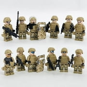 22 PCS Camouflaged Special Forces Soldiers Collectible Minifigures – Warrior Action Figure Building Blocks, Perfect Birthday Gift