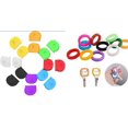 thumbnail image 1 of 22 PCS Key Caps, 16 PCS Plastic Key Caps, Key Identification Keys For House Keys, 1 of 6