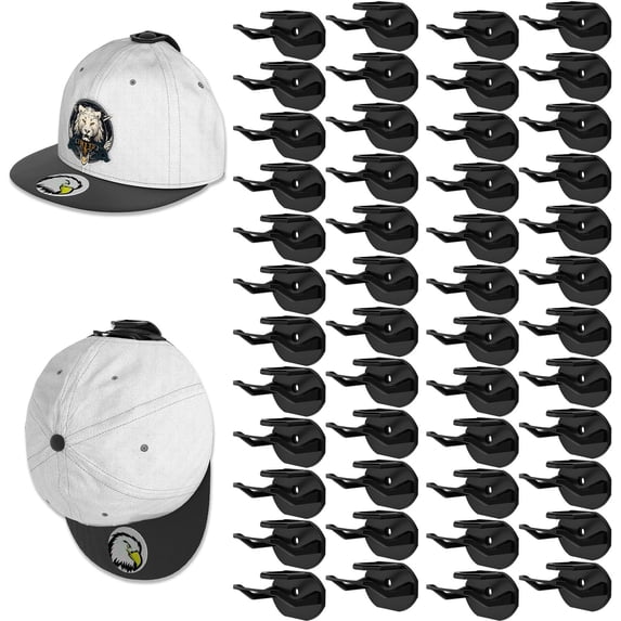 22 Pack Adhesive Hat Hooks for Wall, Super Strong Hat Rack for Baseball Caps, Hat Organizer Display for Home Decor, Hat Hangers Holder for Wall, Door, Closet, No Drilling - USA Patented