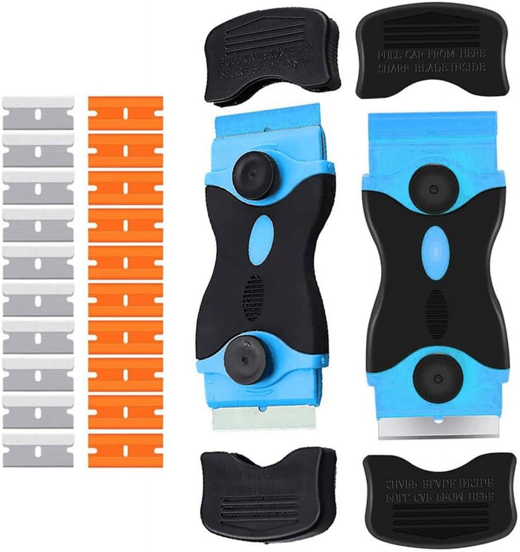 22 Pack Car Portable Cleaning Scrapers Tool 2in1 Cleaning Scraper