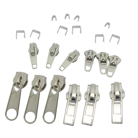 22 Pack High Quality Zipper Replacement Zipper Repair for pants, Skirts And Slacks, Purses, Sweatshirts And Jackets