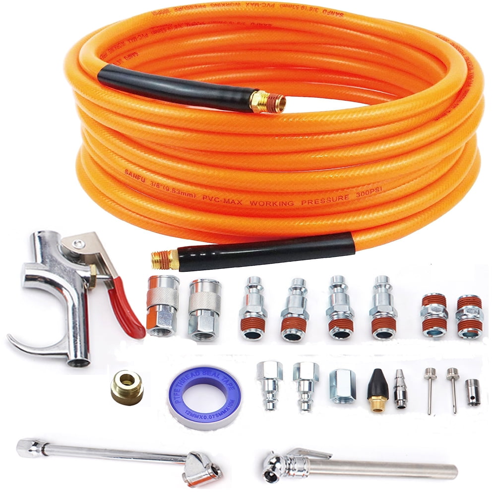 22 Pcs Air Compressor Accessory Kit, 3/8 Iinch NPT Air Tool Kit with 25