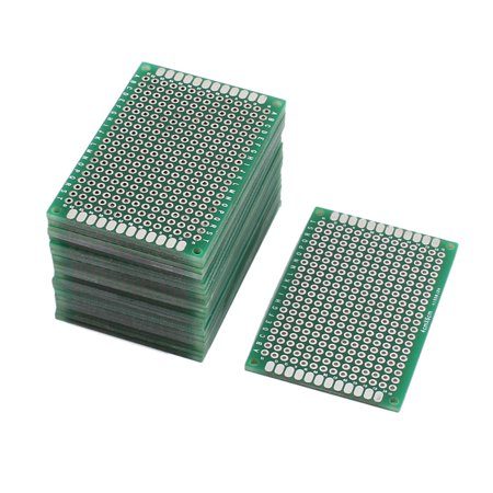 22 Pcs Double-Side Prototype Solderable Paper Universal PCB Board 4 x 6cm