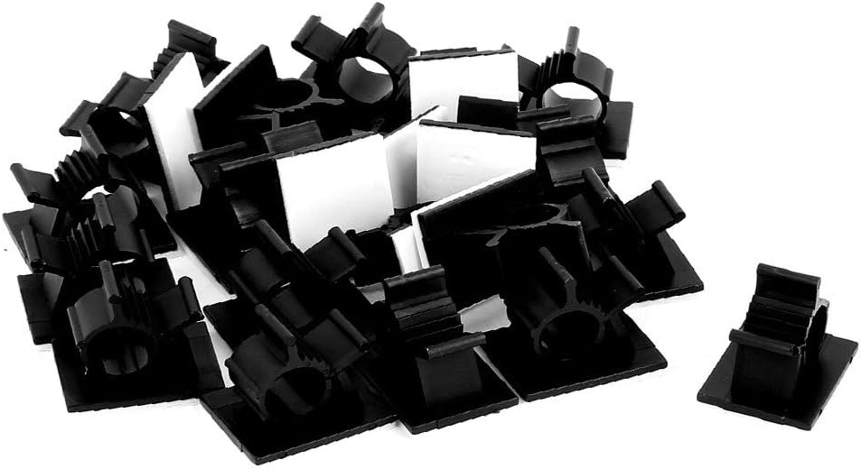 22 Pcs SelfAdhesive Wire Cable Tie Clamp Sticker Clip Holder Fixer