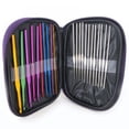 thumbnail image 1 of 22 Pcs/Set Multi Stainless Steel Needles Crochet Hooks Set Knitting Needle Tools With Case Yarn Craft Kit, 1 of 9