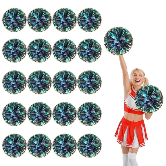 22 Pcs pom poms Cheer,pom poms Cheerleading with Finger Holes Cheer Pom ...