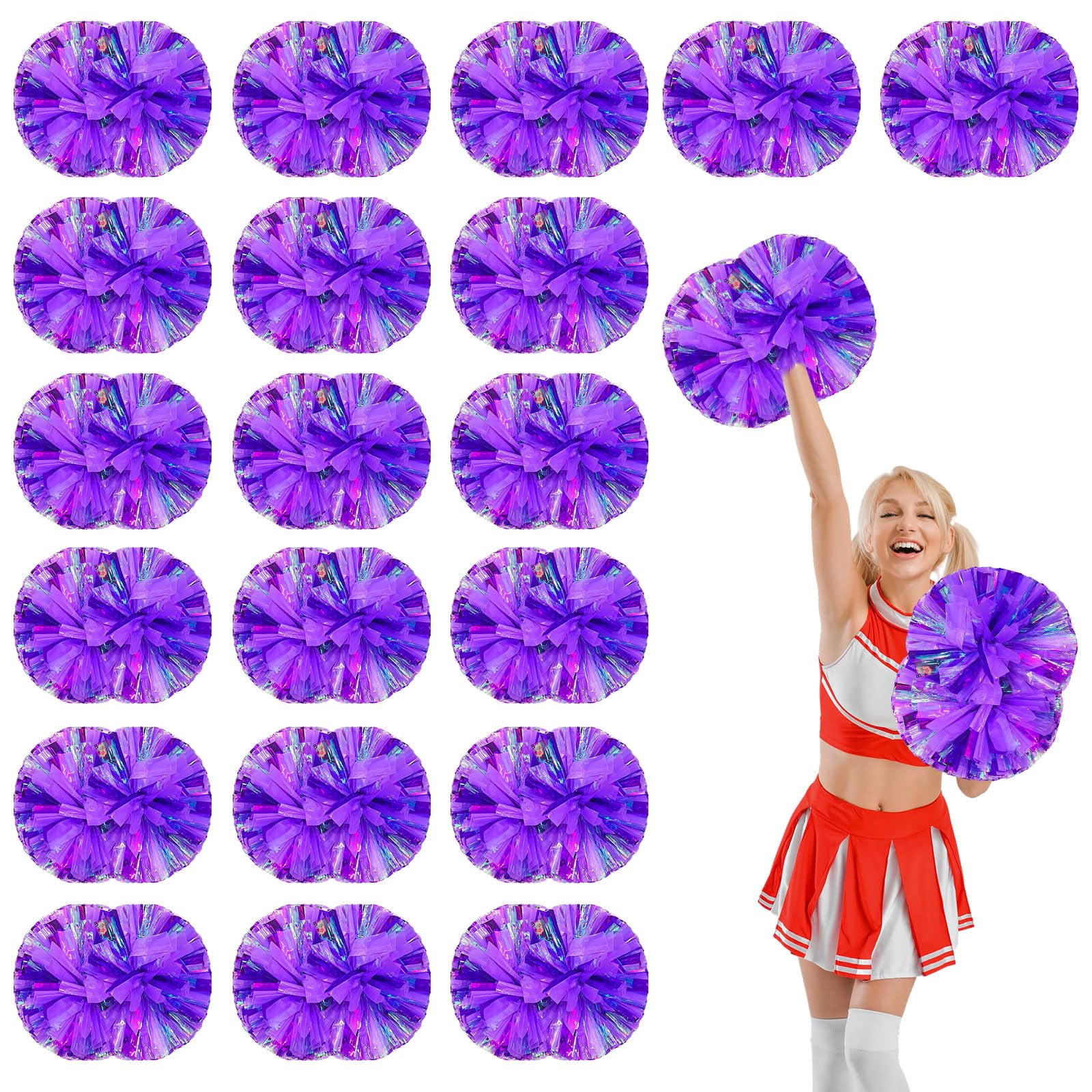 22 Pcscheerleading poms,pom poms Cheerleading with Handle Style Cheer Pom Pomsfor Dance, Matches