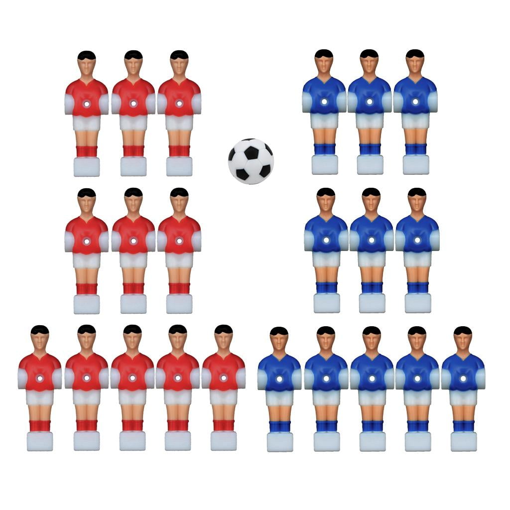 22 Pieces Foosball soccer Football Men Player Miniature Football Players Replacement
