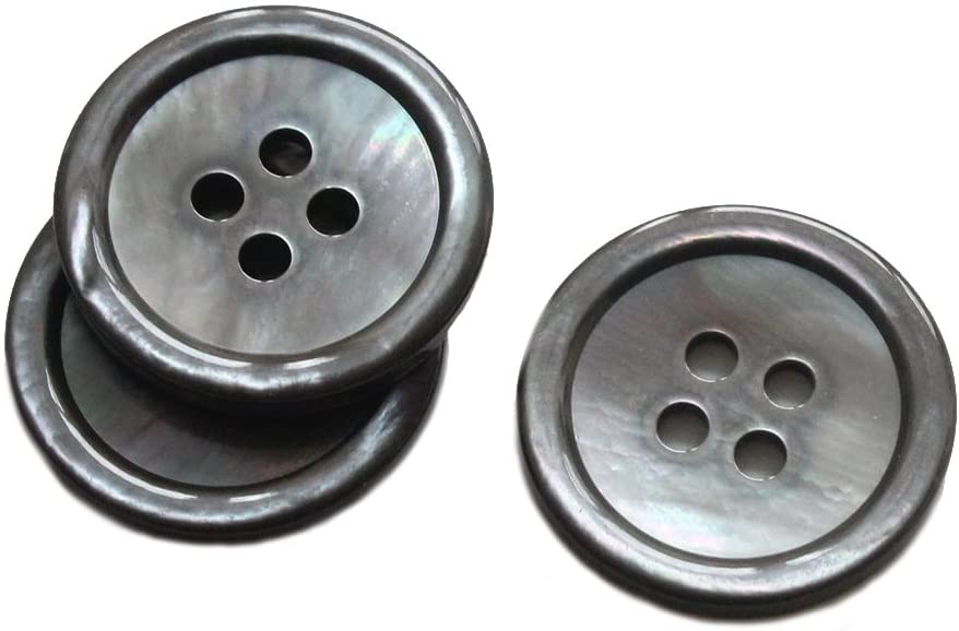 22 Pieces Genuine Smoke Mother of Pearl Blazer Buttons Suit Buttons Set ...