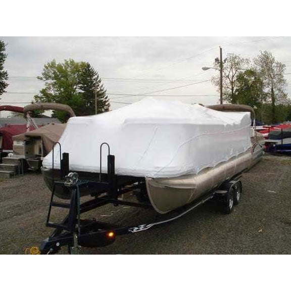 22' Pontoon Universal (4' Height) Boat Cover by Transhield